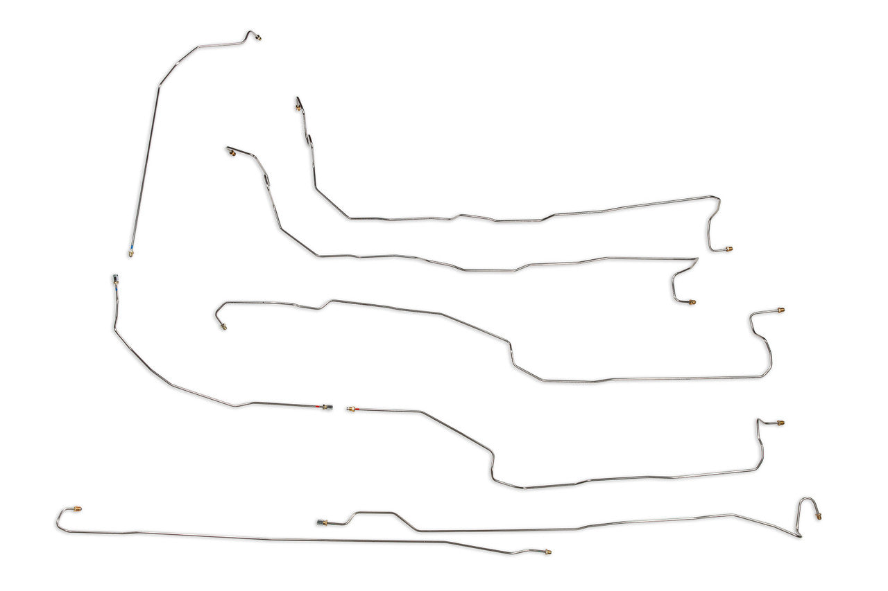 Jeu de conduites de frein GMC Sierra 2500 2004 4WD Ext Cab 6.5ft Bed BLC-180-SS2B Acier inoxydable