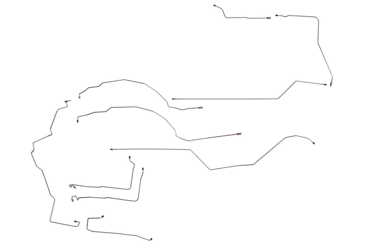 Juego de conductos de freno para Pontiac Grand Am 2001 3,4 l BL256-A-SS3P de acero inoxidable