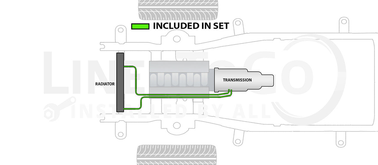 Dodge Dakota Transmission Line Set 2006 3.7L TCL-146-1B