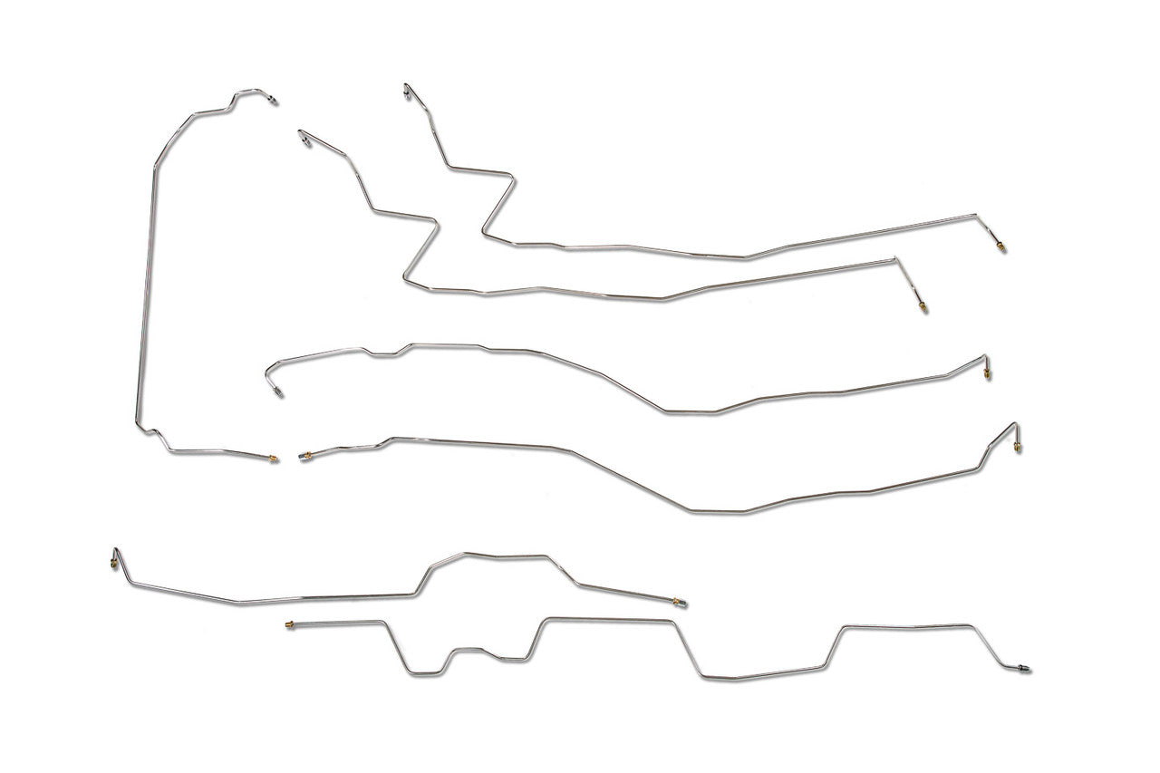 Chevy Silverado Brake Line Set 2011 3500/3500HD 2WD Reg Cab & Chassis 161.5" WB 8.1L BLC-213-SS1R Stainless Steel
