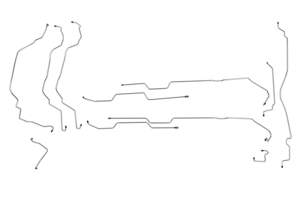 Suzuki XL-7 Brake Line Set 2002 2.5L BLS-102-SS1F Stainless Steel