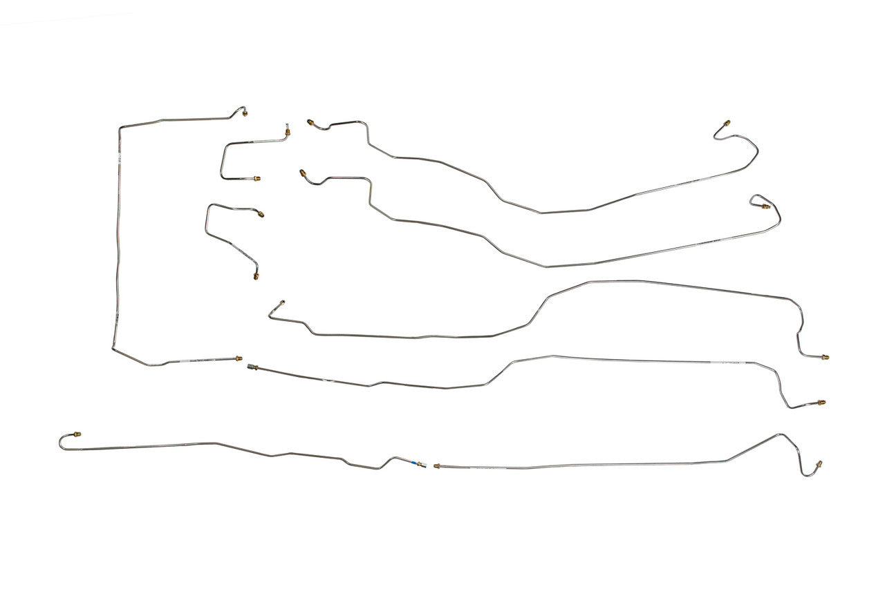 Chevy Silverado Brake Line Set 2003 C1500 Reg Cab 6.5 ft 5.3L BLC-130-SS1D Stainless Steel