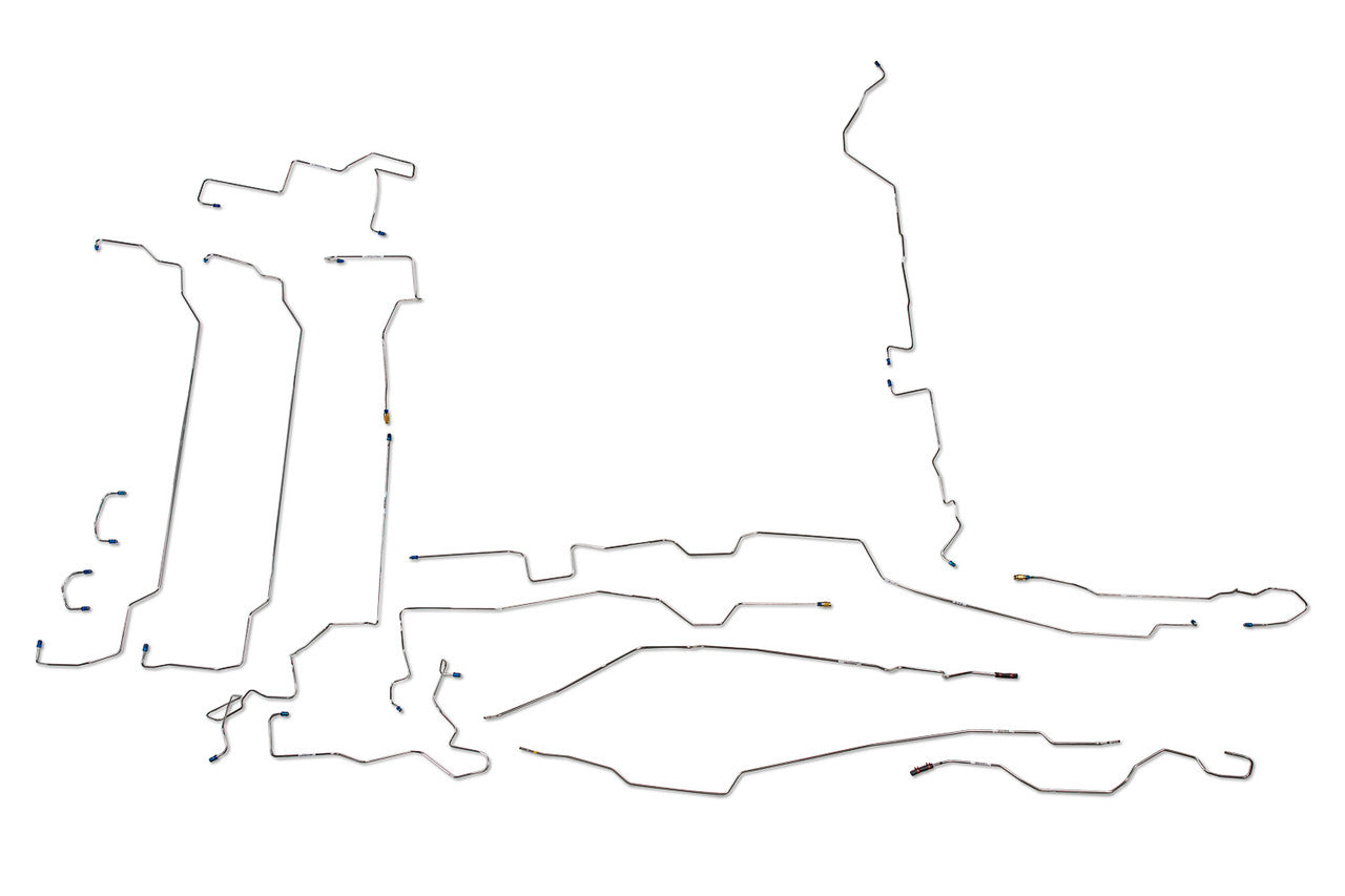 Isuzu Rodeo Brake Line Set 2003 3.2L BL-1125-SS2F Stainless Steel
