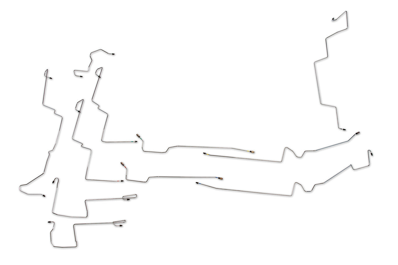 Jeu de conduites de frein Mitsubishi Endeavor 2004 3,8 L BLMT-101-SS1A en acier inoxydable
