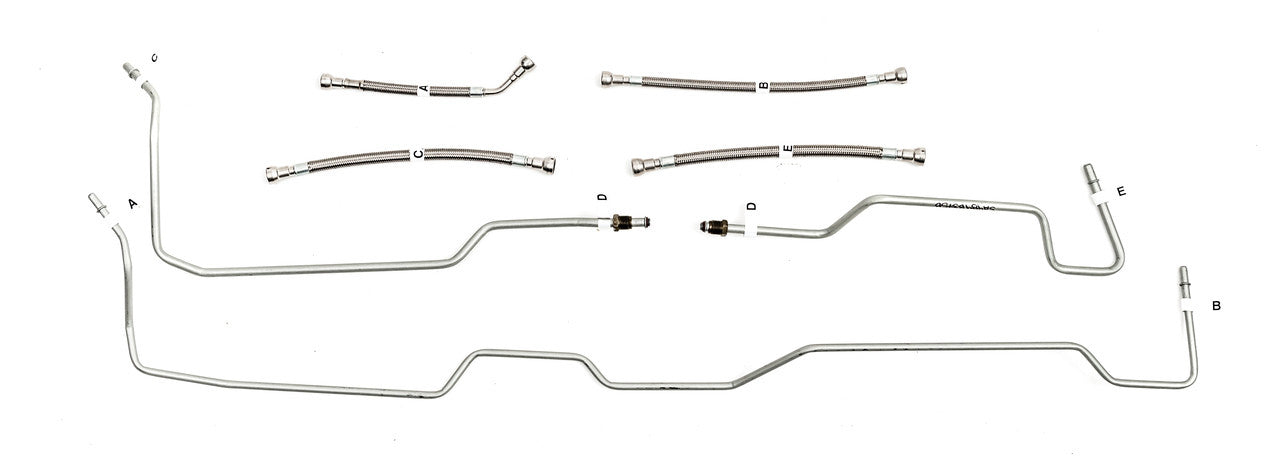 GMC Sierra Auxiliary Fuel Line Set 2004 Reg Cab, Cab & Chassis 137" WB 6.6L FL489-B2A