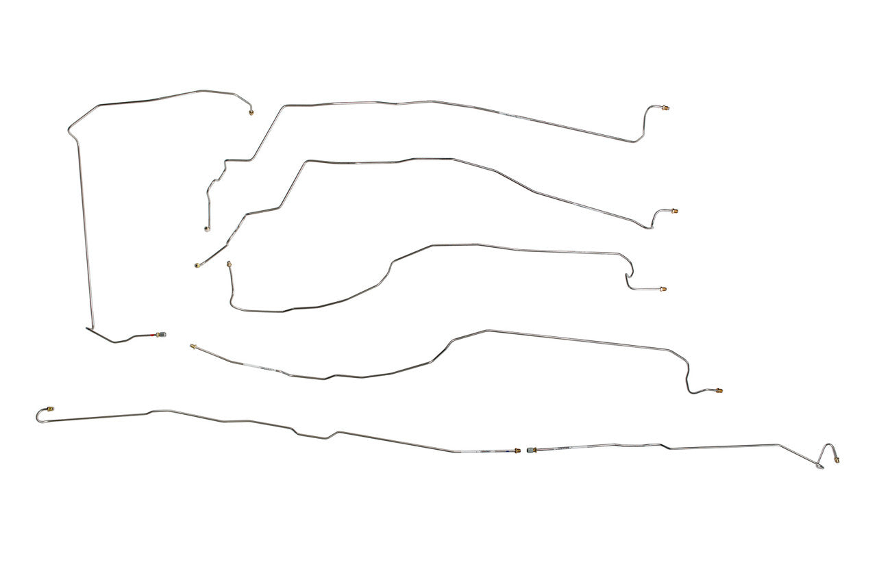 Chevy Silverado Brake Line Set 2005 1500 4WD Reg Cab 8ft Bed 5.3L BLC-140-SS1E Stainless Steel
