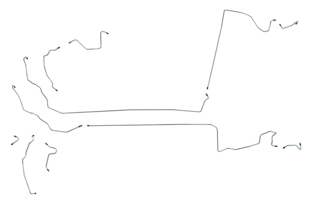 Toyota Corolla Brake Line Set 2005 1.8L BLT-104-SS1C Stainless Steel