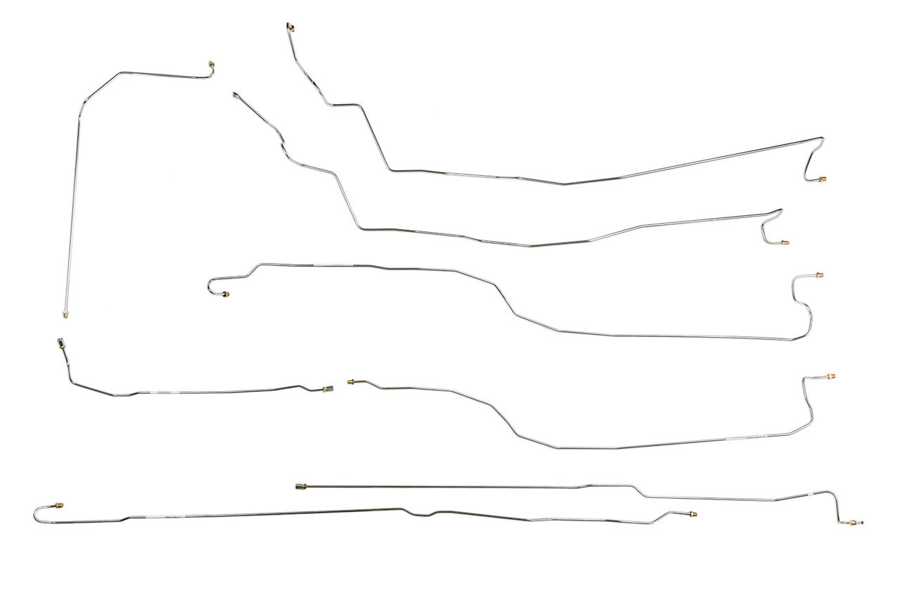 GMC Sierra Brake Line Set 2005 1500 2WD Ext Cab 8ft Bed 5.3L BLC-148-SS2E Stainless Steel