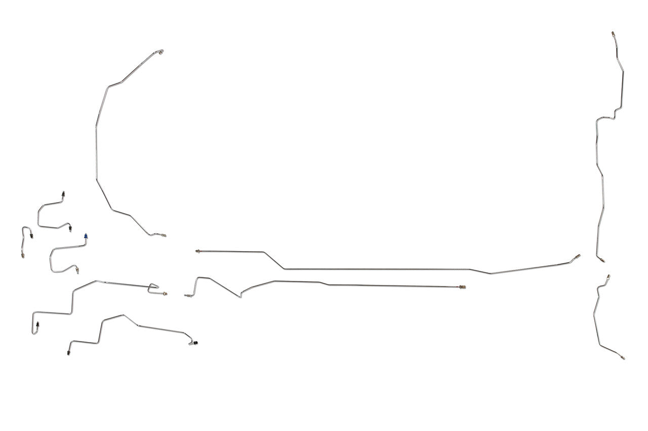Dodge Ram Pickup Brake Line Set 2001 1500 2WD Quad Cab 6.5ft Bed 5.9L BLD-127-SS1F Stainless Steel