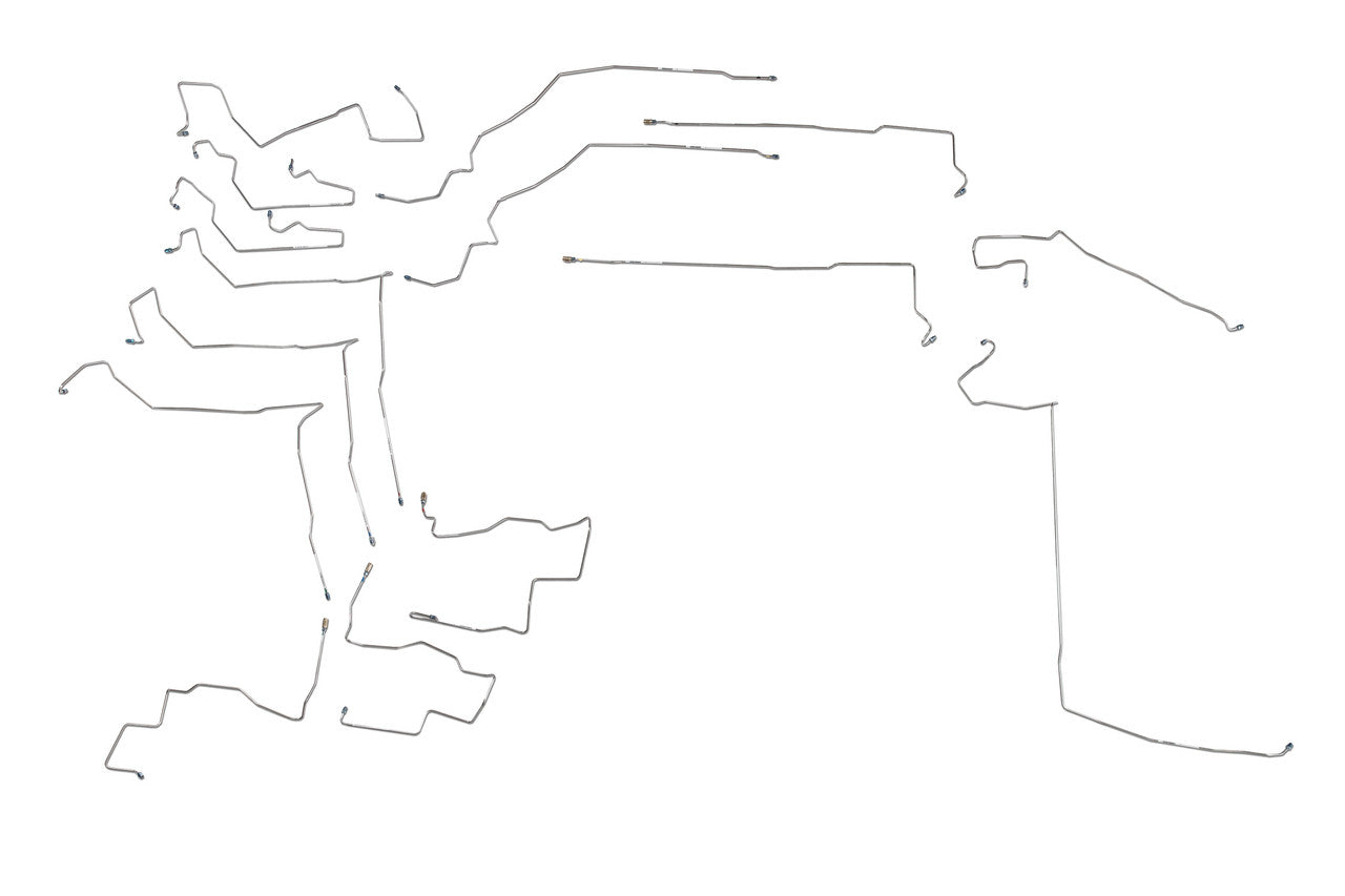 Juego de latiguillos de freno para Subaru Impreza 2007 2.5L BLS-100-SS2B