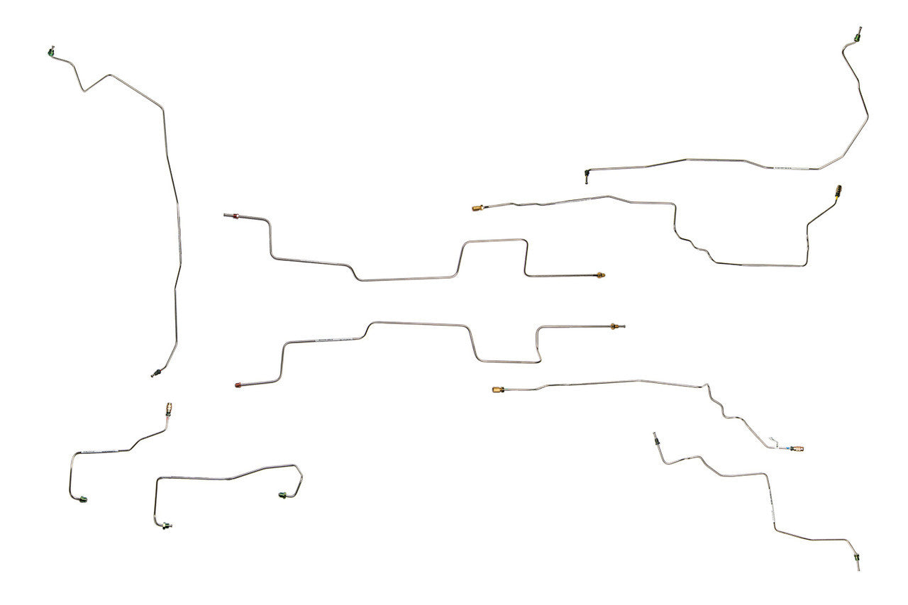 Pontiac Aztek Base Brake Line Set 2003 3.4L BLP-100-SS1C Stainless Steel