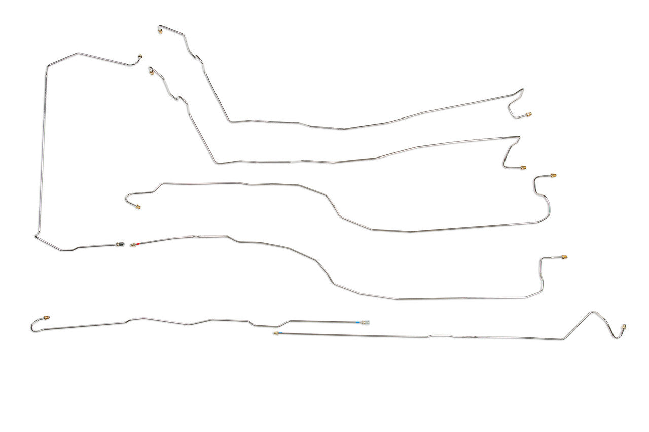 Chevy Silverado Brake Line Set 2000 1500 2WD Reg Cab 8ft Bed 5.3L BLC-175-SS1H Stainless Steel