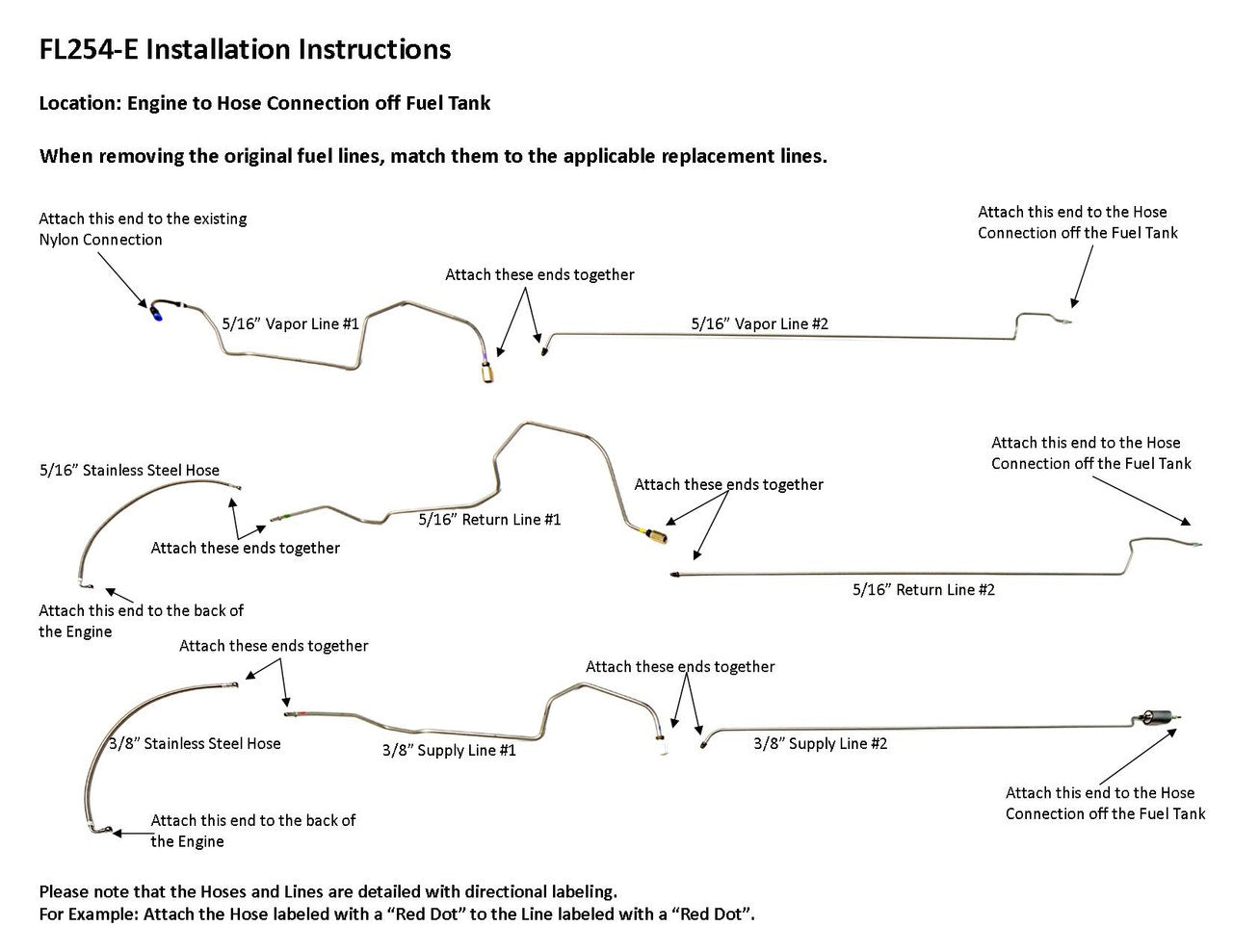 FL254-E Installation Instructions