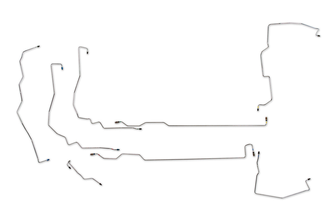 Mini Cooper Convertible Brake Line Set 2005 1.6L BLMC-100-SS2C Stainless Steel