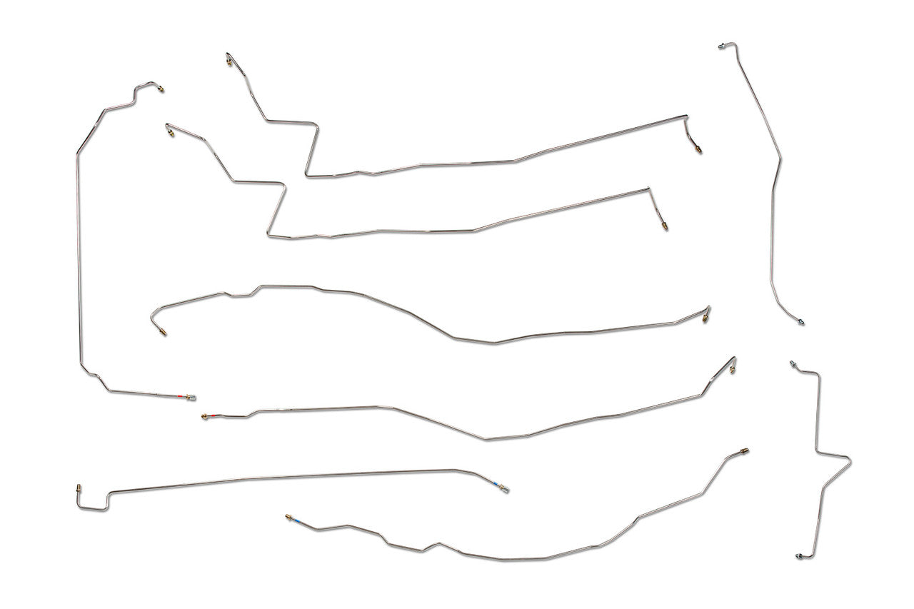 Chevy Silverado Brake Line Set 2009 2500HD Crew Cab 6.5ft Bed 6.6L BLC-200-SS1G Stainless Steel