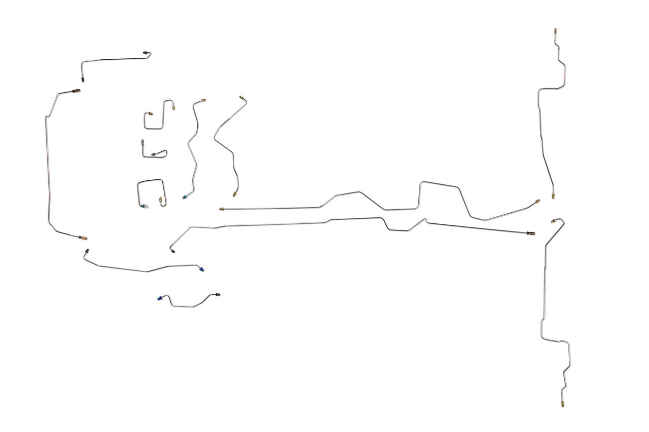 Dodge Dakota Brake Line Set 2001 4WD Club Cab 6.5ft Bed 2.5L BLD-116-SS1D Stainless Steel