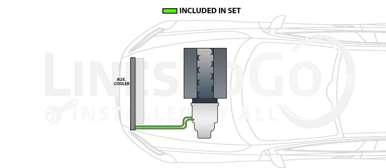 Dodge Caravan Transmission Line Set 2005 2.4L TCL-167-SS2A Stainless Steel