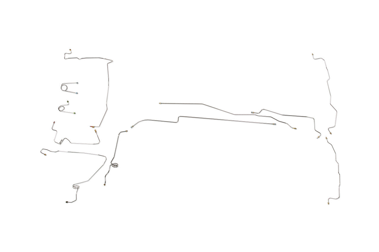 GMC C1500 Brake Line Set 1996 Ext Cab 6.5ft Bed 4.3L BLC-167-SS2B Stainless Steel