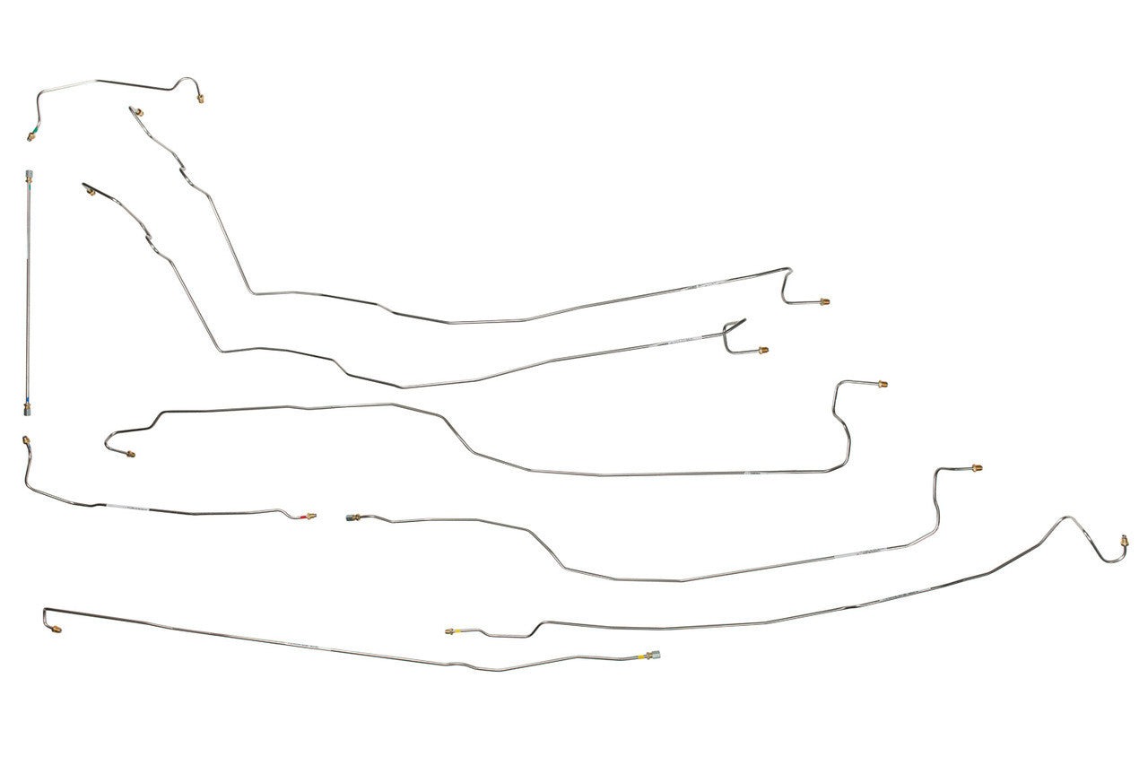 GMC Sierra Brake Line Set 1999 1500 2WD Ext Cab 6.5ft Bed 4.8L BLC-111-SS2E Stainless Steel