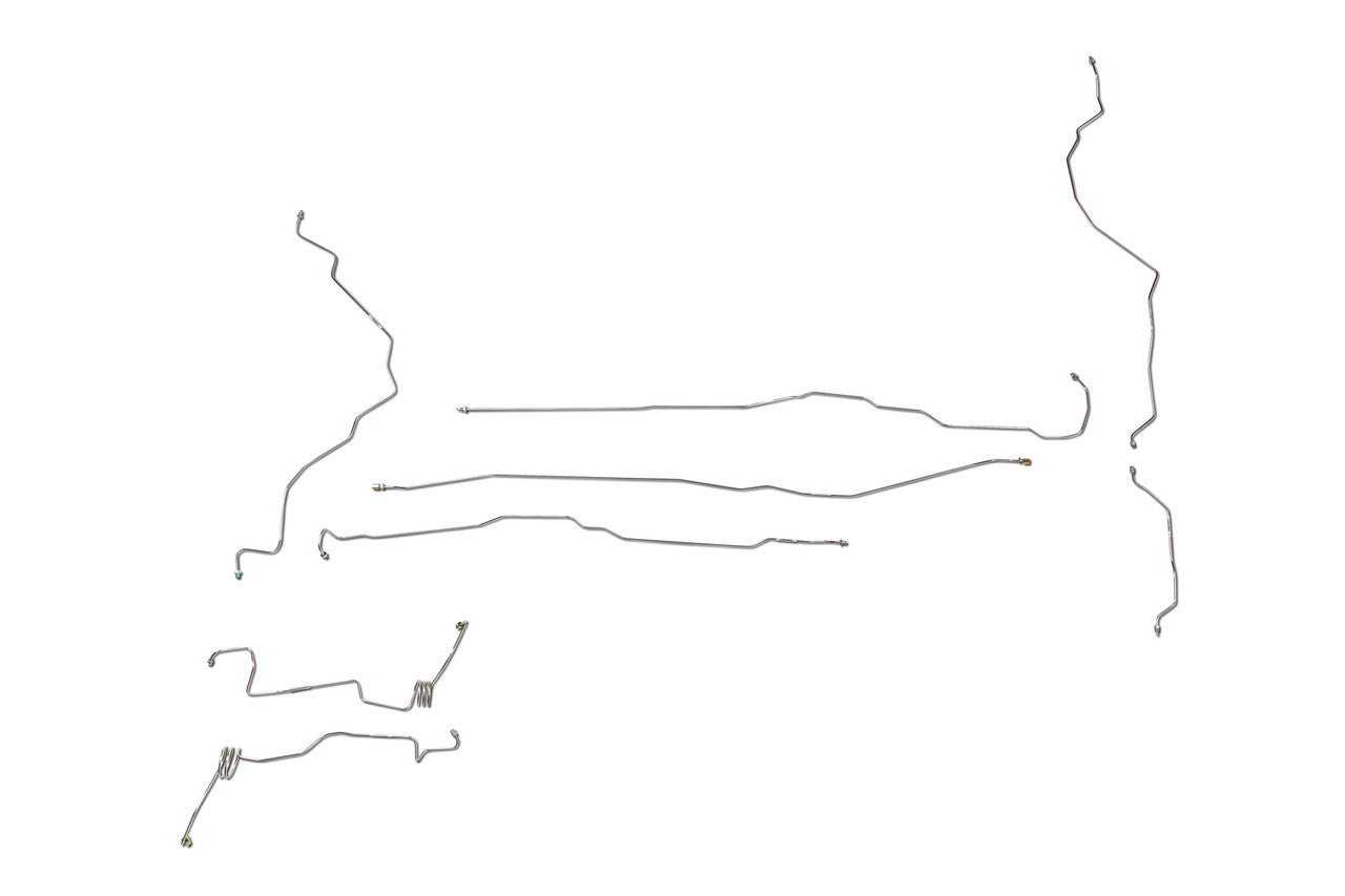 Ford F250/F350 Brake Line Set 1993 2WD Crew Cab 8ft Bed 7.3L BLF-131-SS3B Stainless Steel