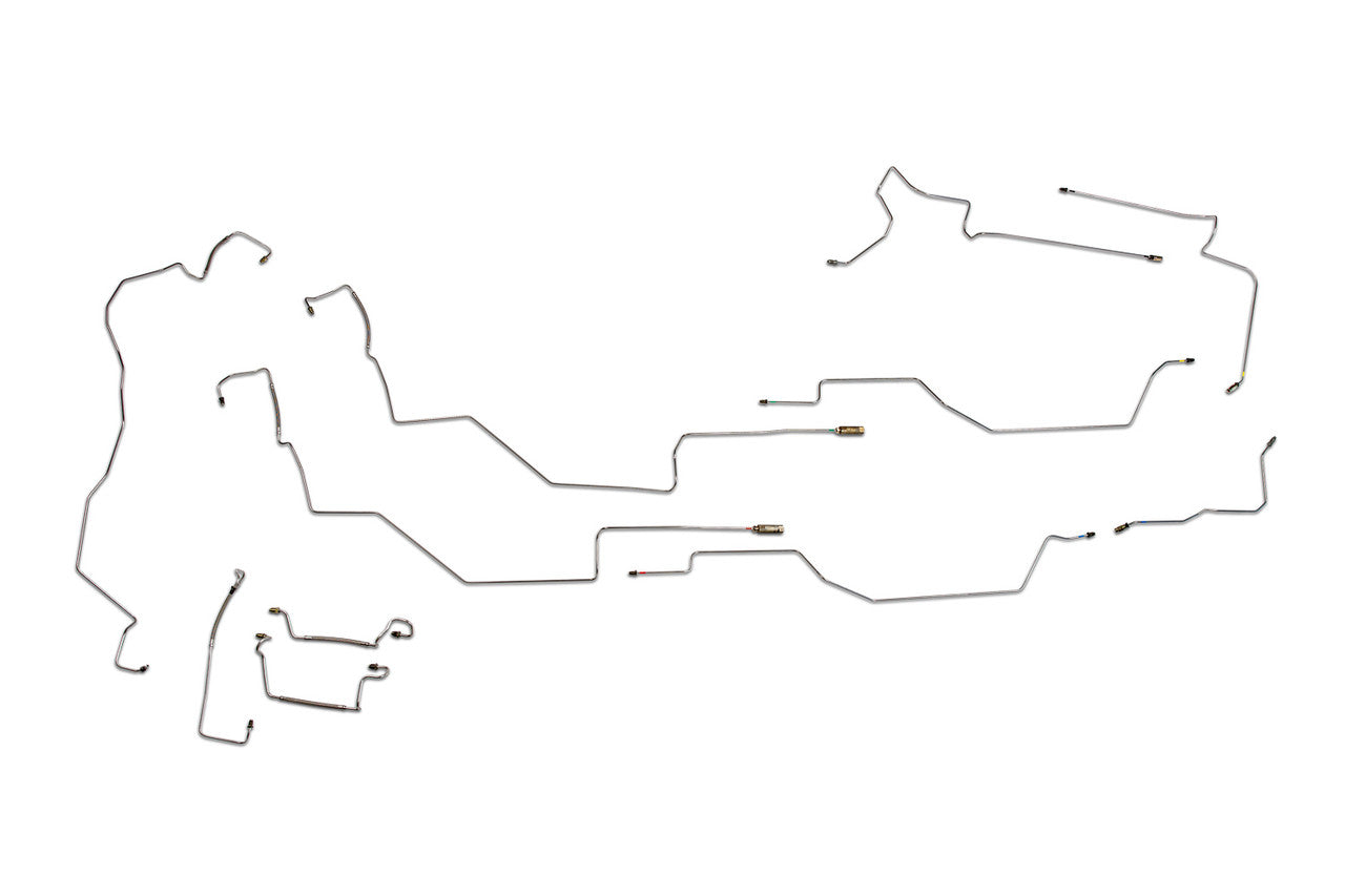 Pontiac Montana Brake Line Set 2004 3.4L BL258-SS3E Stainless Steel