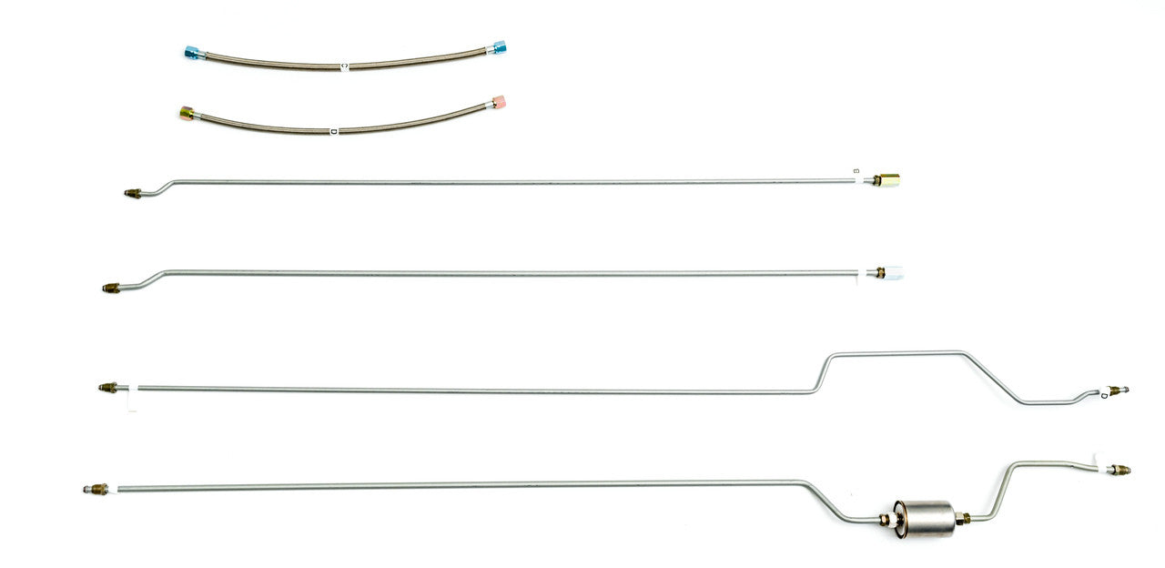 Chevy G Series Van Rear Fuel Line Set 1989 1500/2500/3500 125" WB 4.3L FL499-A1AB