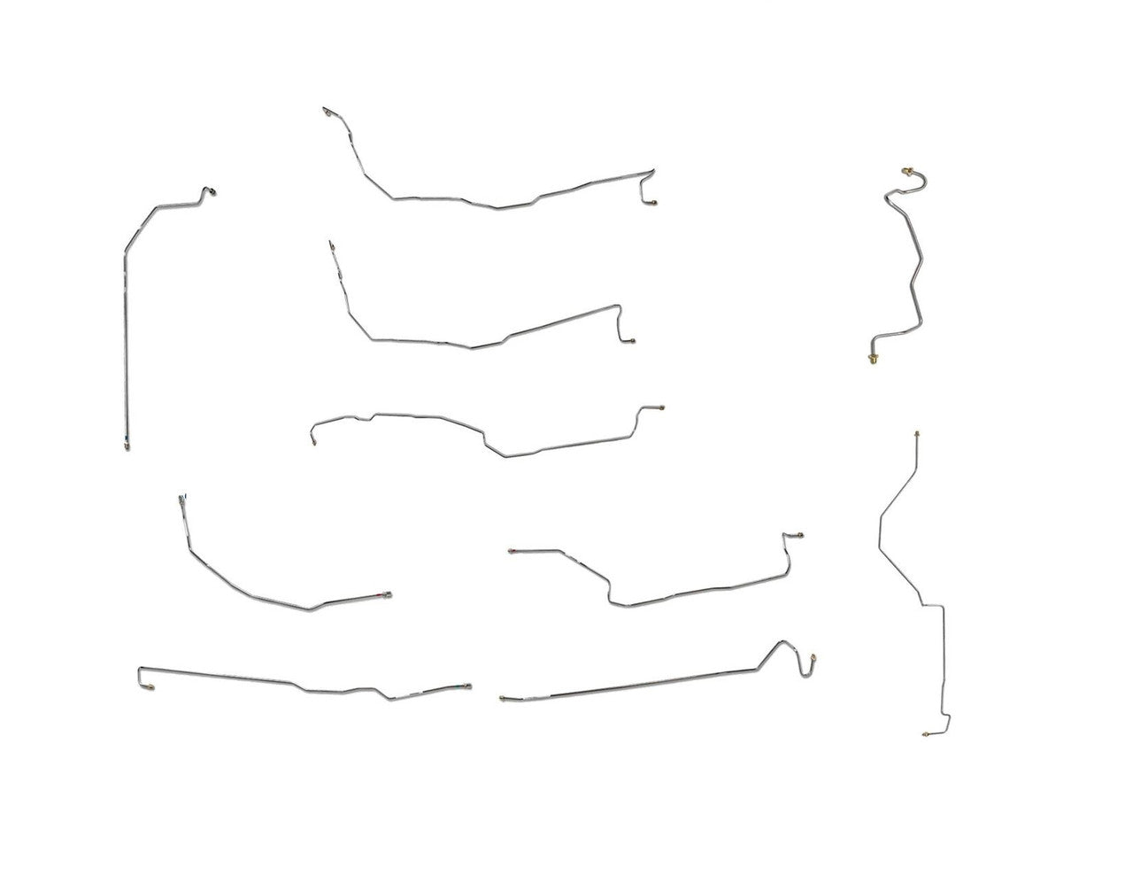 Chevy Silverado Brake Line Set 2003 2500 Reg Cab 8ft Bed 6.0L BLC-206-SS1A Stainless Steel