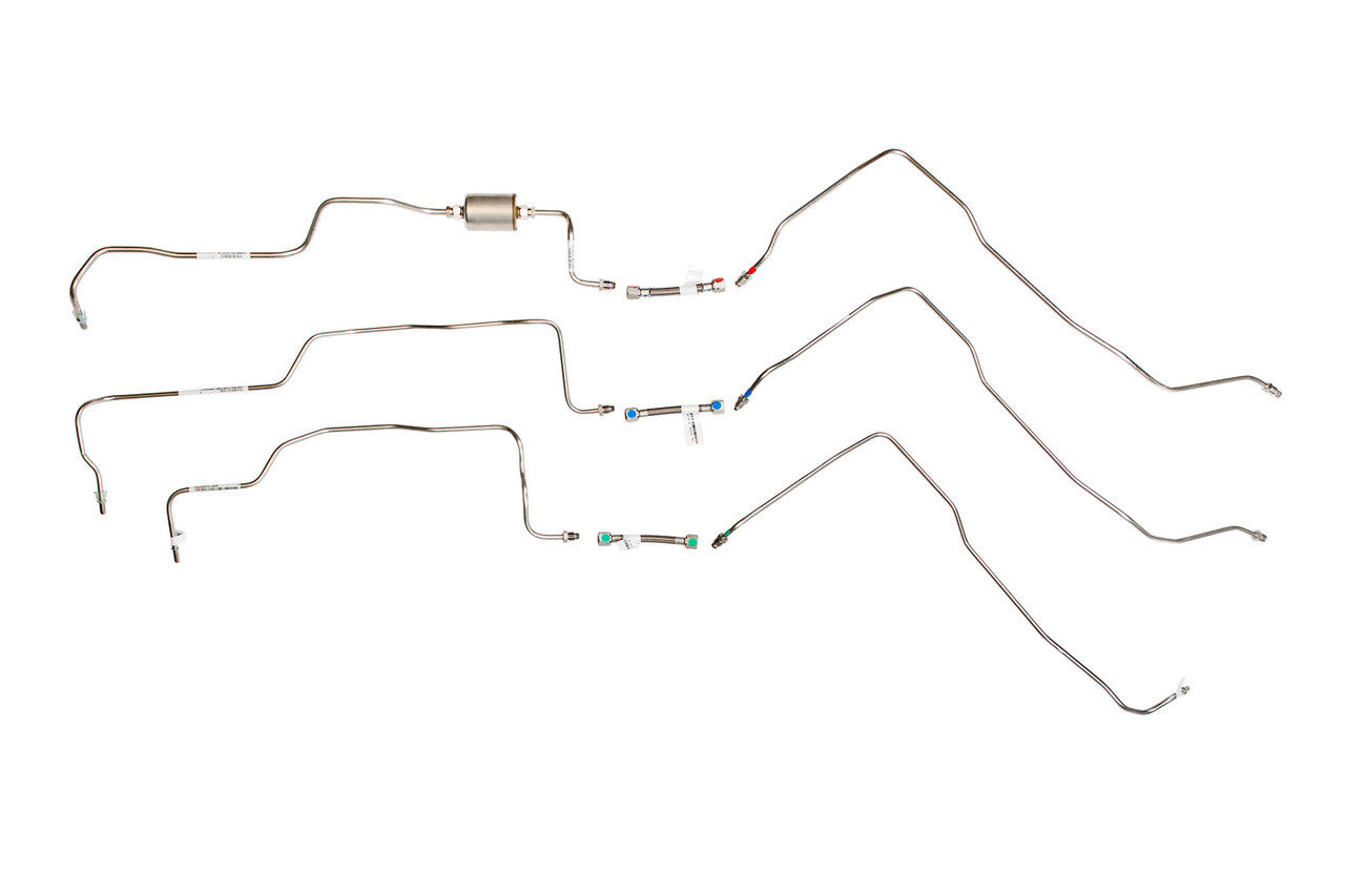 Ensemble de conduites de carburant pour Chevrolet Silverado 2000 C/K1500 Reg Cab 4.3L SS488-E1B en acier inoxydable