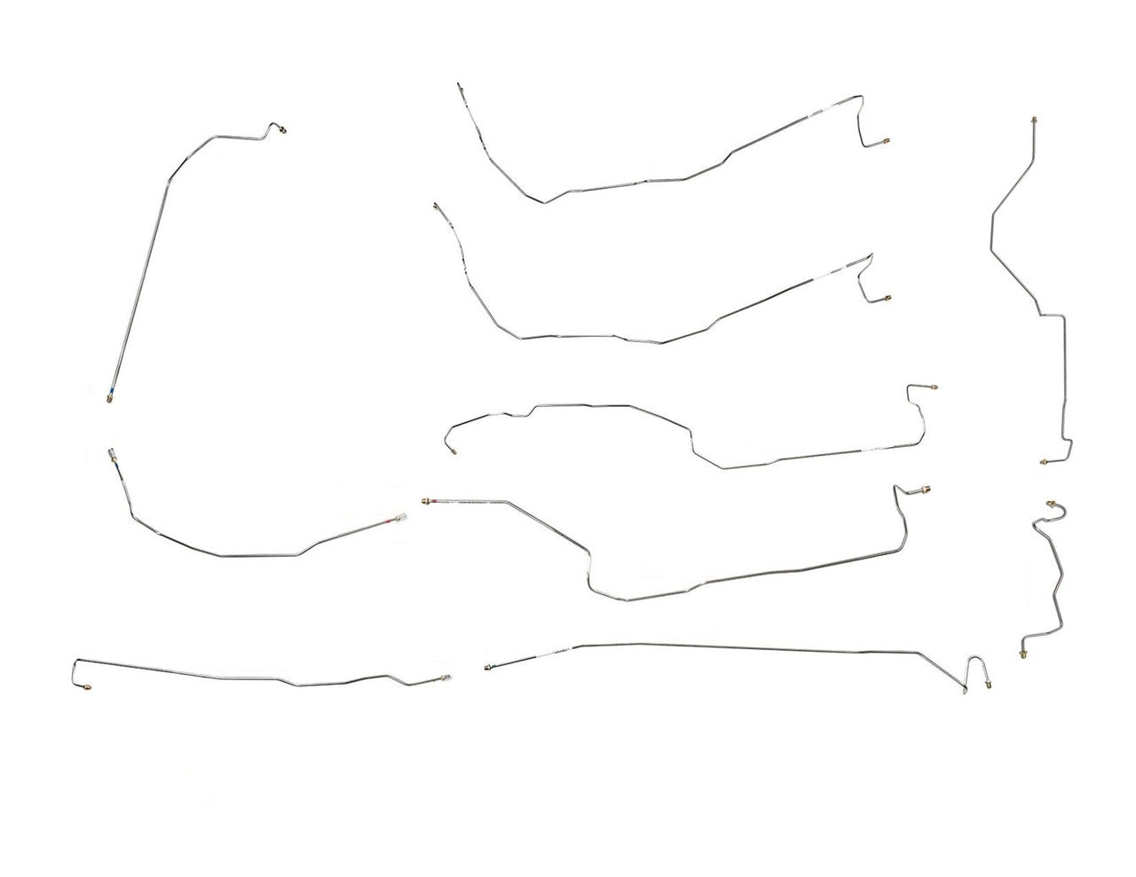 Chevy Silverado Brake Line Set 1999 2500 exc. HD 4WD Reg Cab 8ft Bed 6.0L BLC-224-SS1A Stainless Steel