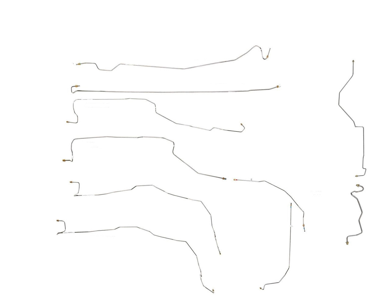 Chevy Silverado Brake Line Set 2006 1500 HD Crew Cab 6.5ft Bed 6.0L BLC-225-SS1D Stainless Steel