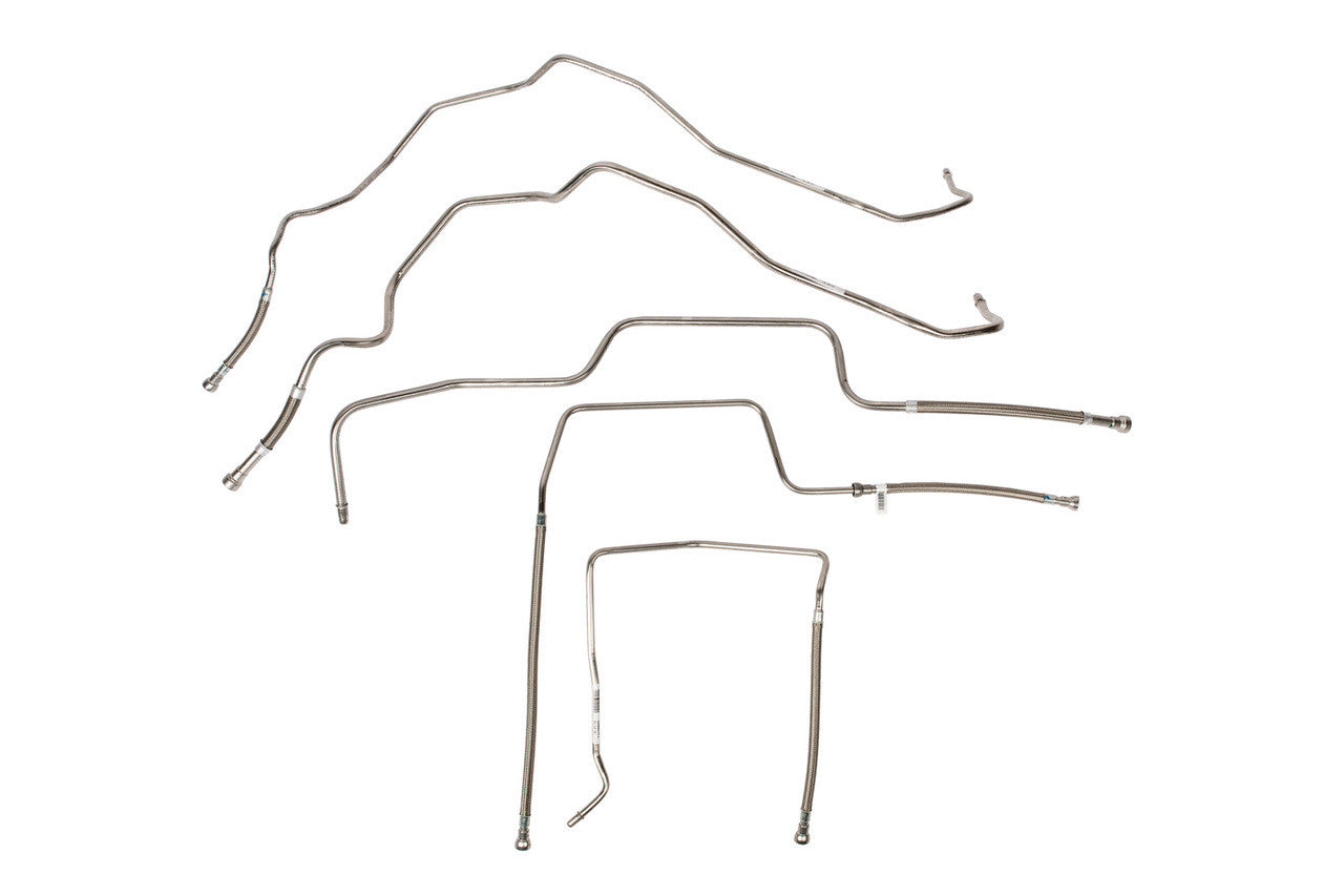 GMC Sierra Fuel Line Set 2006 C/K2500HD/3500/3500HD Reg Cab 8 ft Bed 6.6L Diesel w/Engine Code LLY, LBZ SS588-F2B Stainless Steel