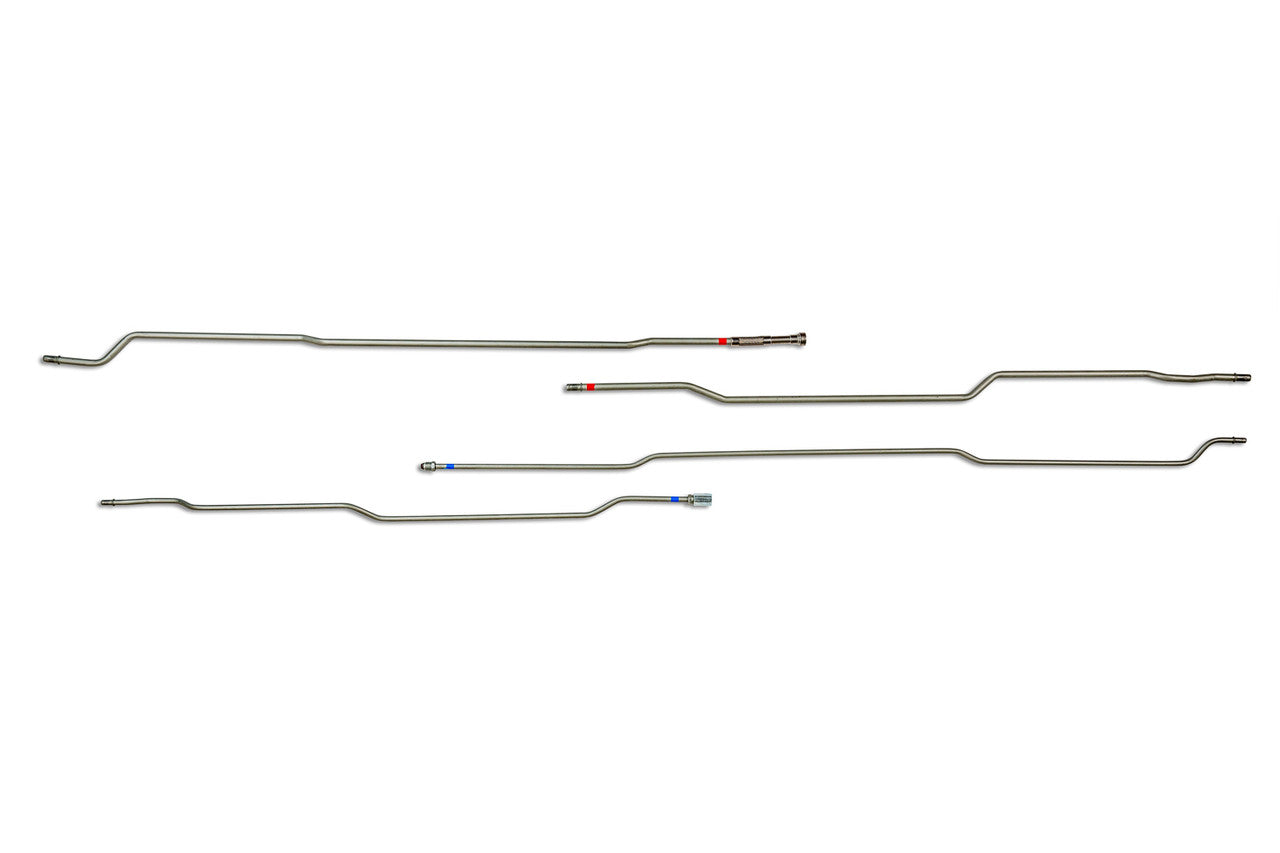 Juego de línea de combustible intermedia TopKick para GMC 2005 C4500/5500 con WB de 152" y código RPO EG9 con tanque de montaje trasero solamente FL688-L1C