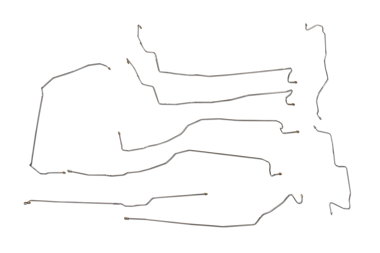 Chevy Silverado Brake Line Set 2007 1500 Classic Crew Cab 5.75ft Bed 5.3L BLC-221-SS1H Stainless Steel
