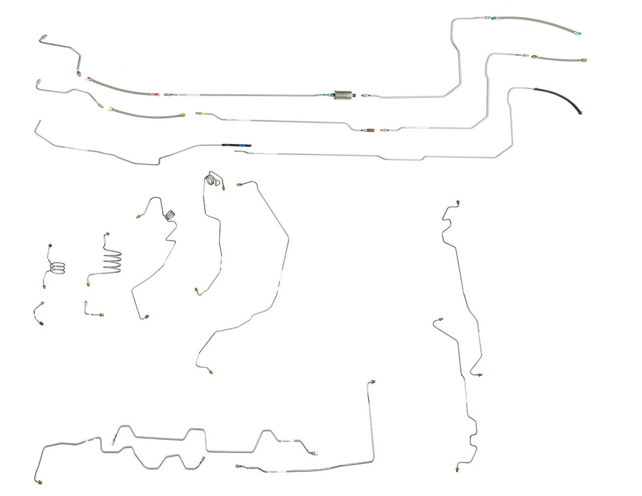 Juego de líneas de combustible y frenos para Chevy Astro 1995 con frenos antibloqueo 2WD/AWD 4.3L CS100-1D