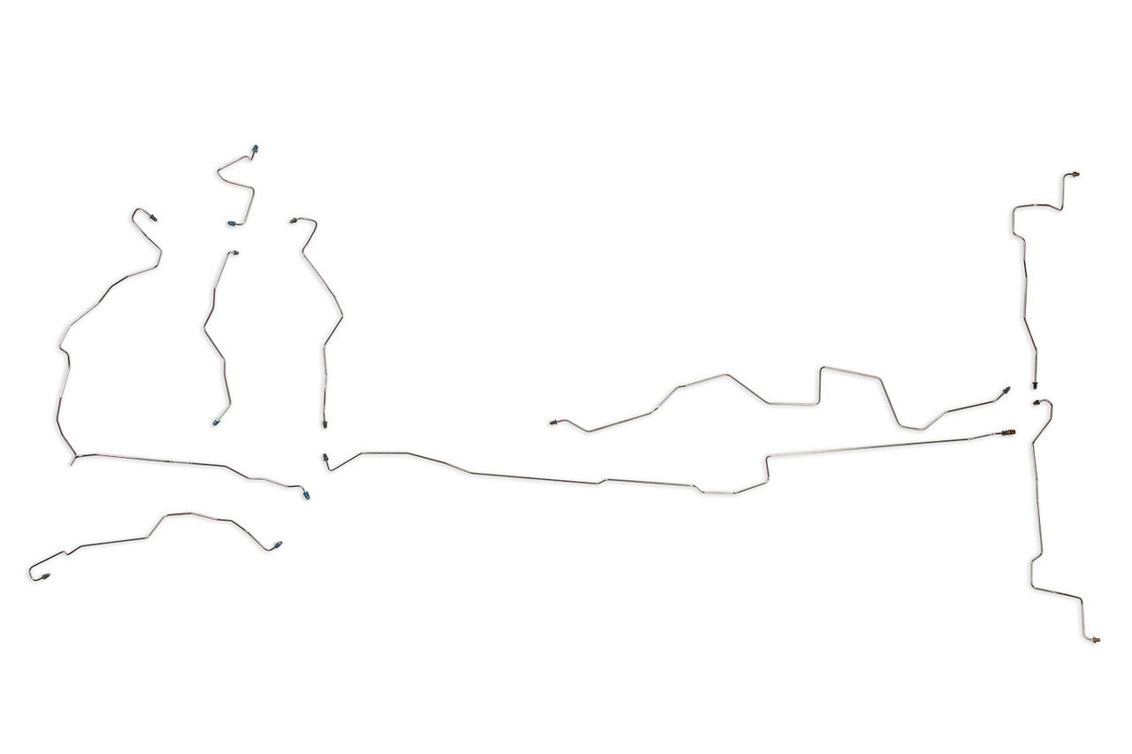 Dodge Dakota Brake Line Set 2003 2WD Quad Cab 5.4ft Bed 3.9L BLD-110-SS1B Stainless Steel