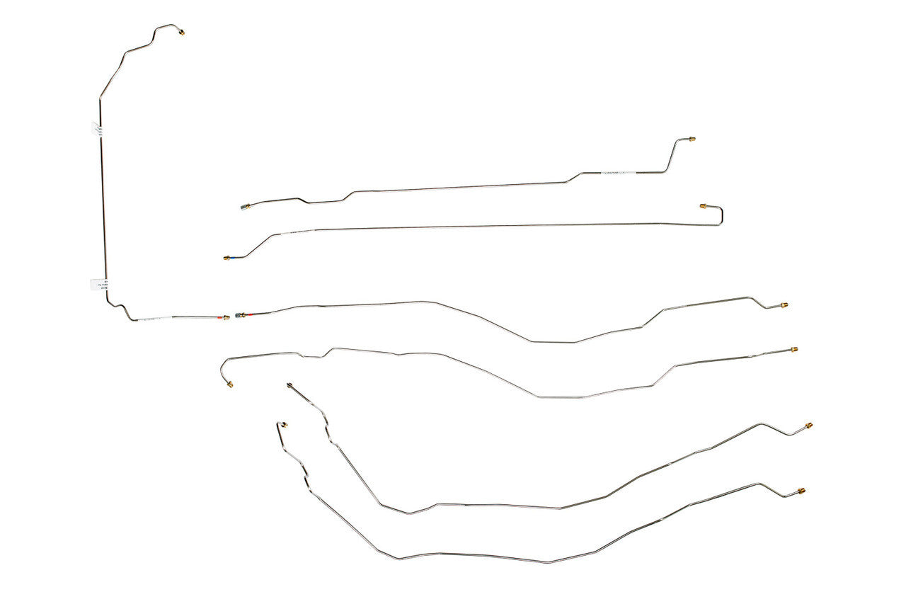 GMC Sierra Brake Line Set 2002 2500 HD Crew Cab 6.5ft Bed 8.1L BLC-132-SS2F Stainless Steel