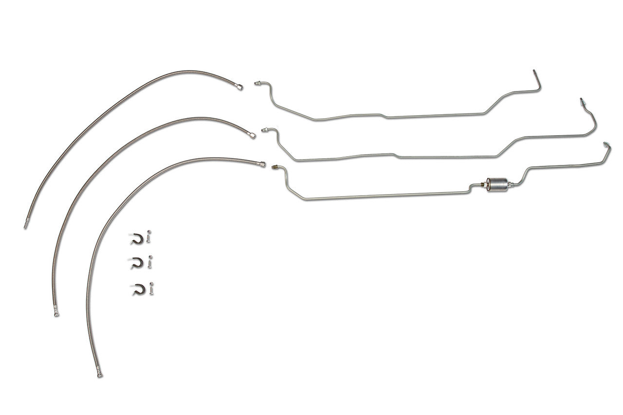 GMC Sierra EZ Install Fuel Line Set 2003 2500 Exc HD, Ext Cab 6.5ft Bed 6.0L FL888-G8C