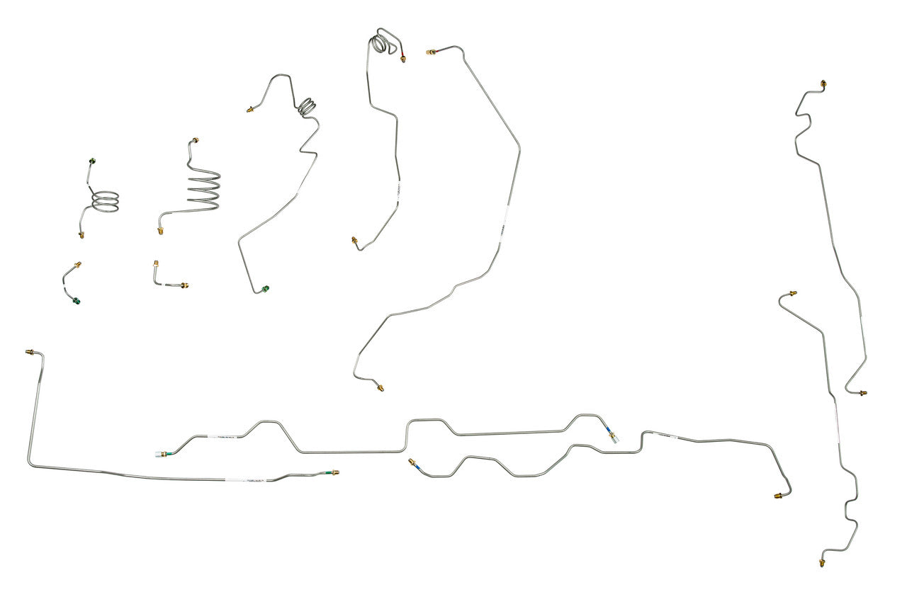 GMC Safari Brake Line Set 1991 2WD 4.3L BLC-166-SS2C Stainless Steel