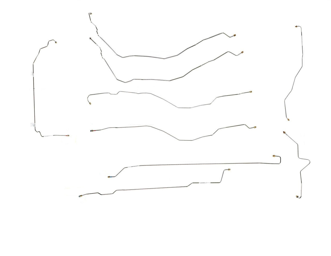 Chevy Silverado Brake Line Set 2001 2500HD Crew Cab 6.5ft Bed 8.1L BLC-229-SS1C Stainless Steel