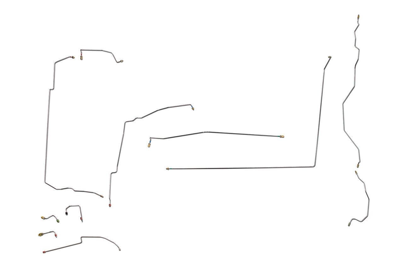 Dodge Ram Van 1500 Brake Line Set 1997 w/109.6" WB 3.9L BLD-135-SS2H Stainless Steel