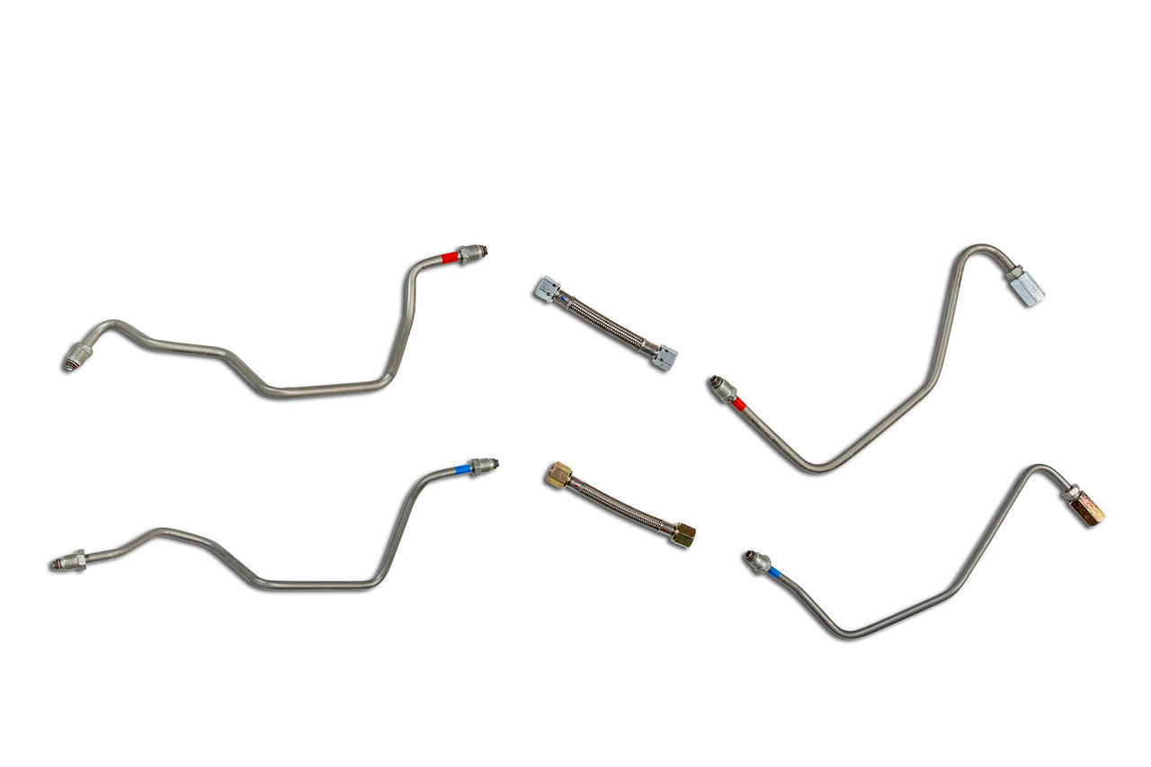 Chevy G Series Van Front Fuel Line Set 1992 1500/2500/3500 5.0L 125" WB FL498-A1A