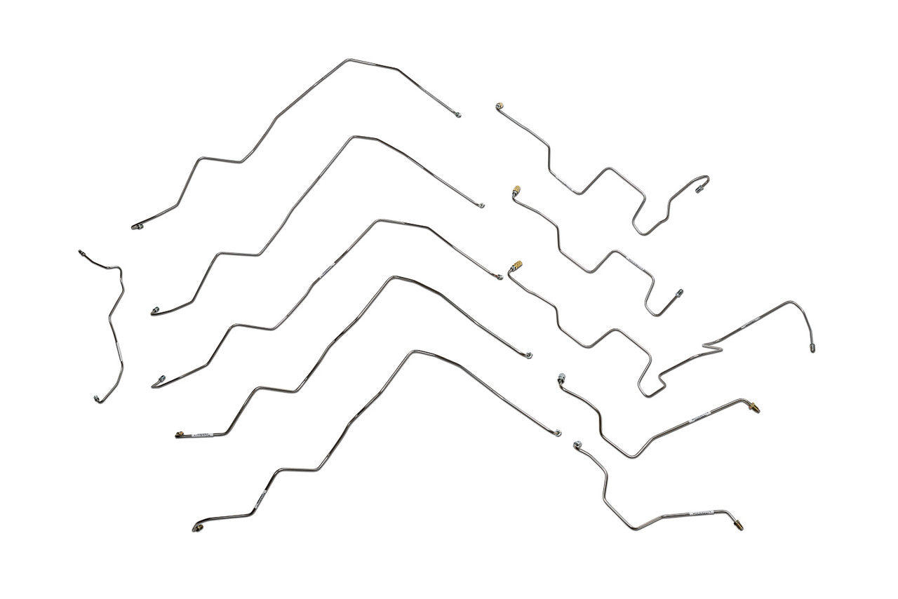 Jeu de conduites de frein avant Acura TL 2002 BL-1113-SS1B en acier inoxydable