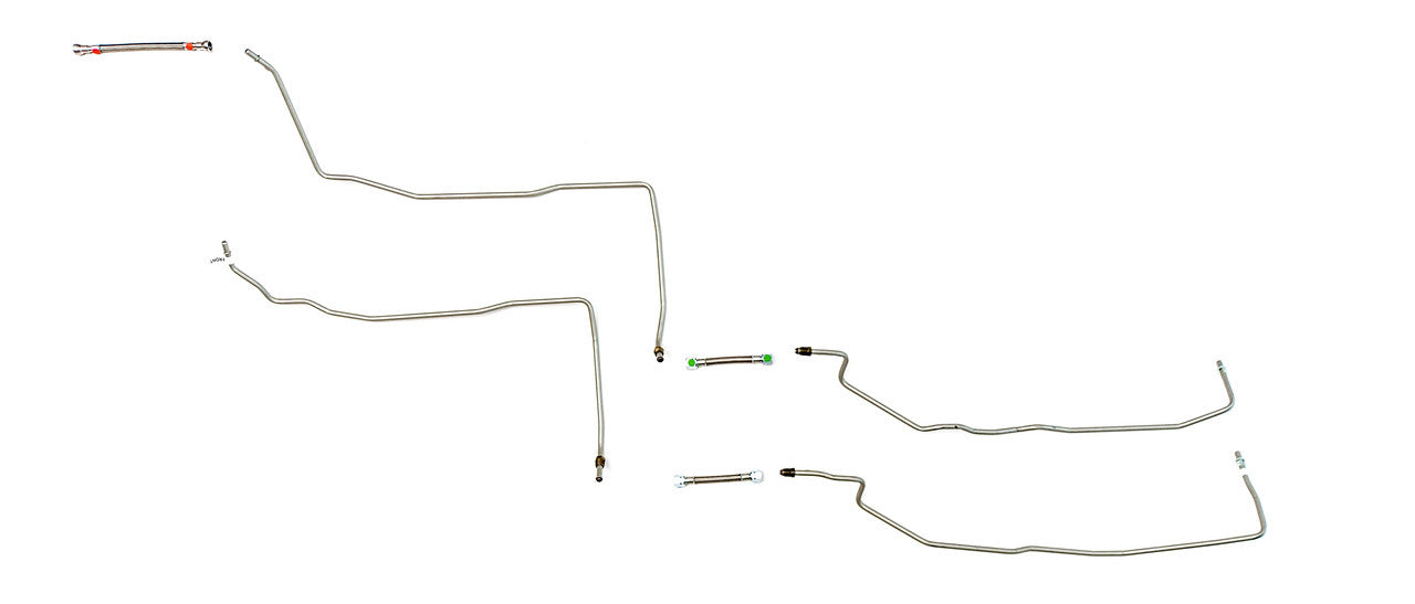 Juego de tuberías de combustible para GMC Sierra 2007 1500 Reg Cab 5.3L Flex Fuel FL488-X3A