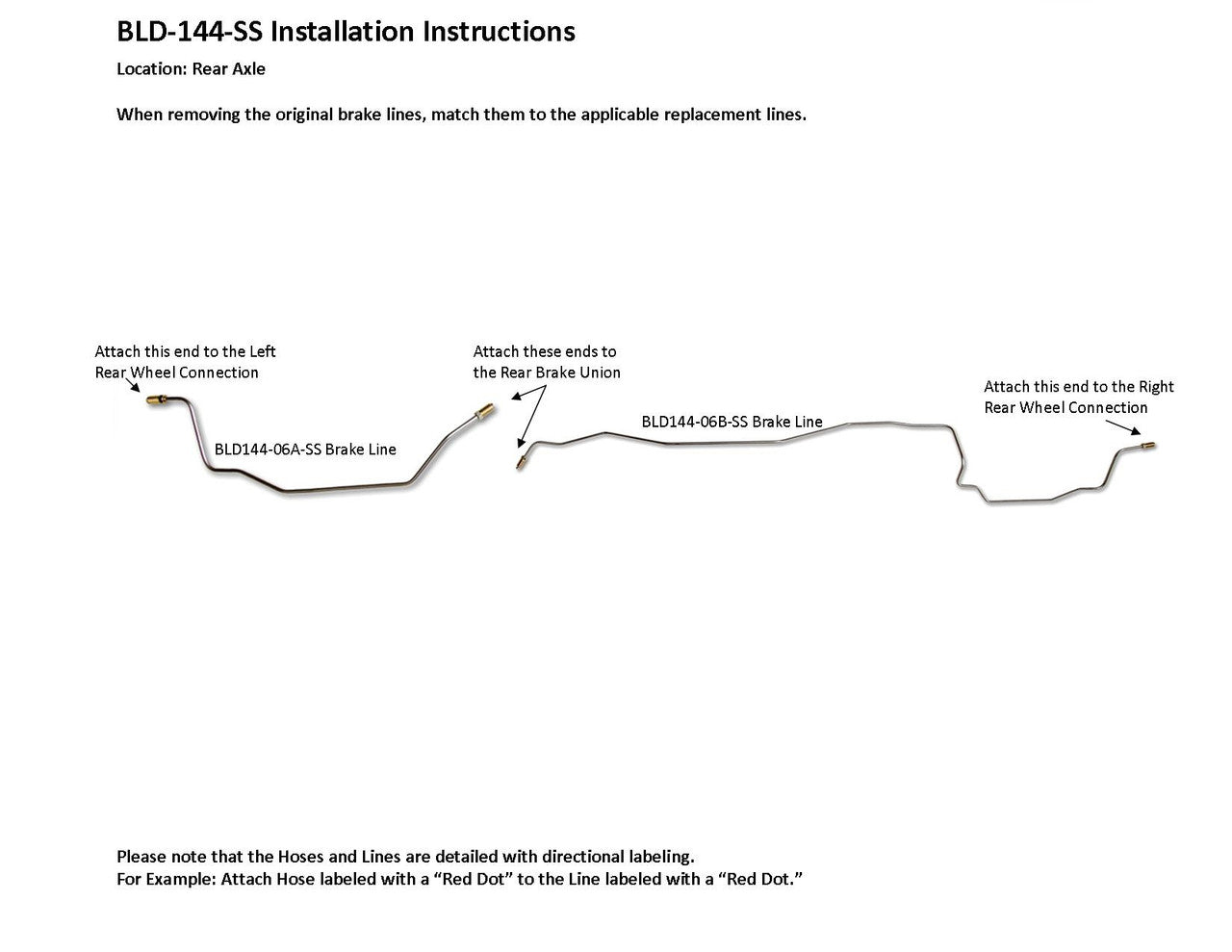 Dodge Ram 3500 Rear Axle Set 1998 5.9L Gas BLD-144-SS1B Stainless Steel