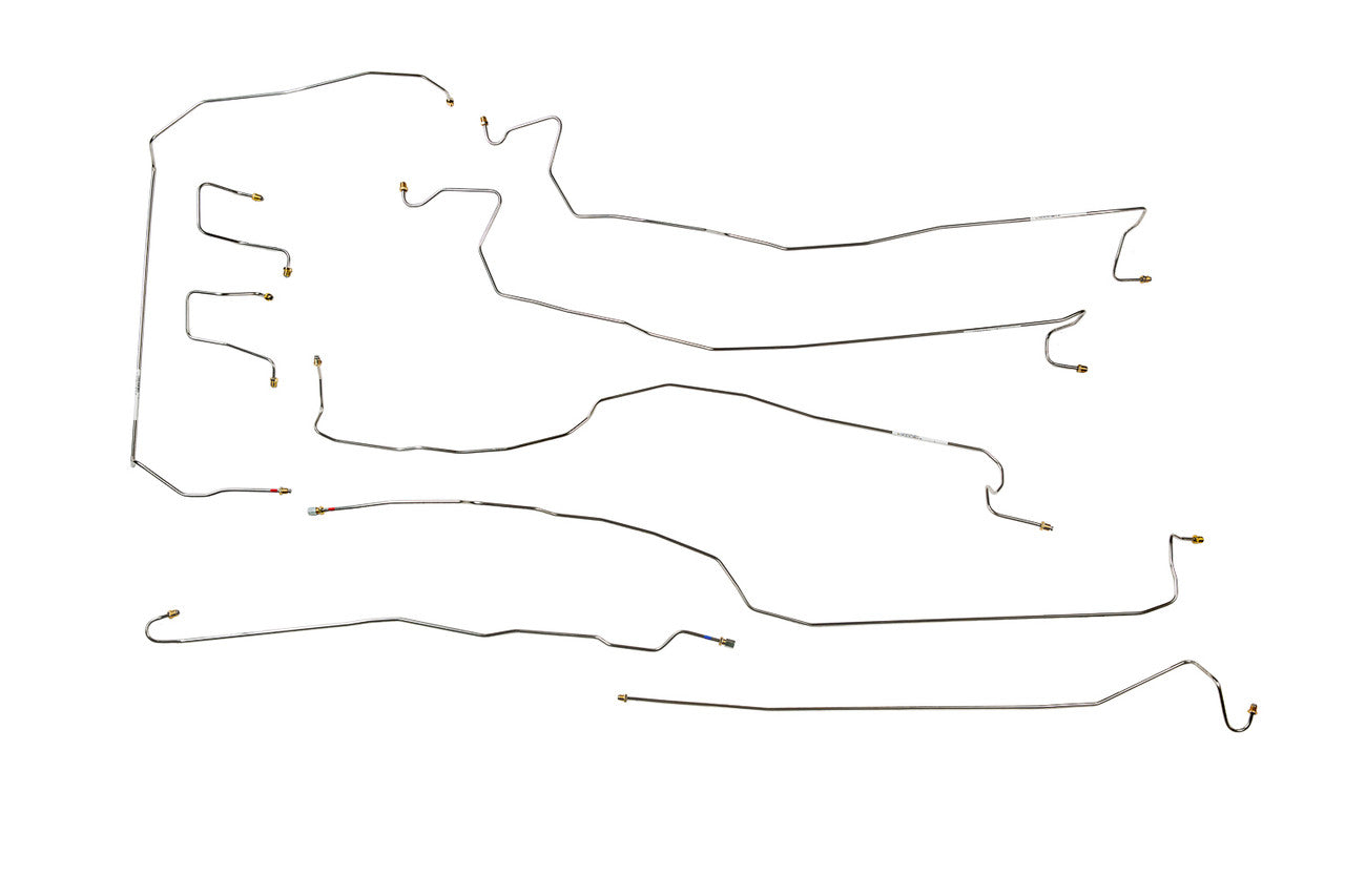 GMC Sierra Brake Line Set 2003 1500 4WD Reg Cab 6.5ft Bed 4.8L BLC-131-SS2C Stainless Steel