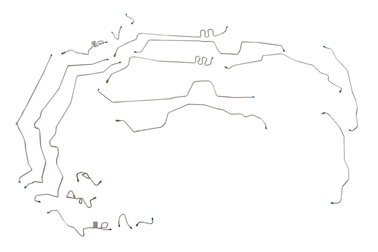 Toyota Tundra Brake Line Set 2010 RWD Reg Cab 8.1ft Bed 5.7L BLT-108-SS4C Stainless Steel