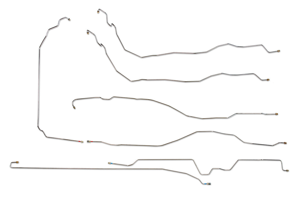Chevy Silverado Brake Line Set 2005 3500 Ext Cab & Chassis 161.5" WB 6.0L BLC-186-SS1C Stainless Steel