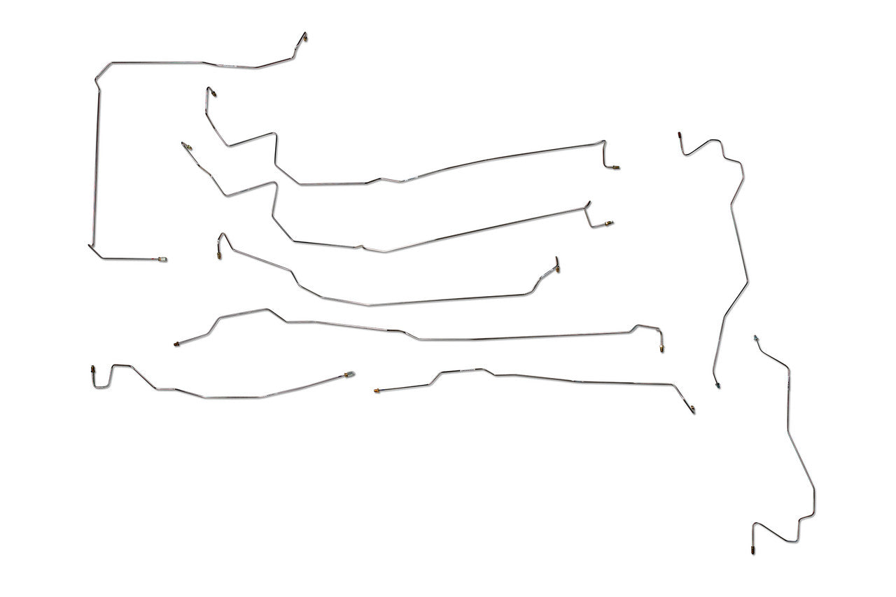 Chevy Silverado Brake Line Set 2007 1500 4WD Reg Cab 6.5ft Bed 4.3L BLC-218-SS1A Stainless Steel