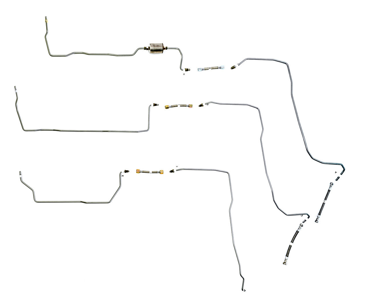 Ensemble de conduites de carburant pour GMC Sierra 2003 C/K2500 Reg Cab 8 pi Bed 6.0L FL488-D2C