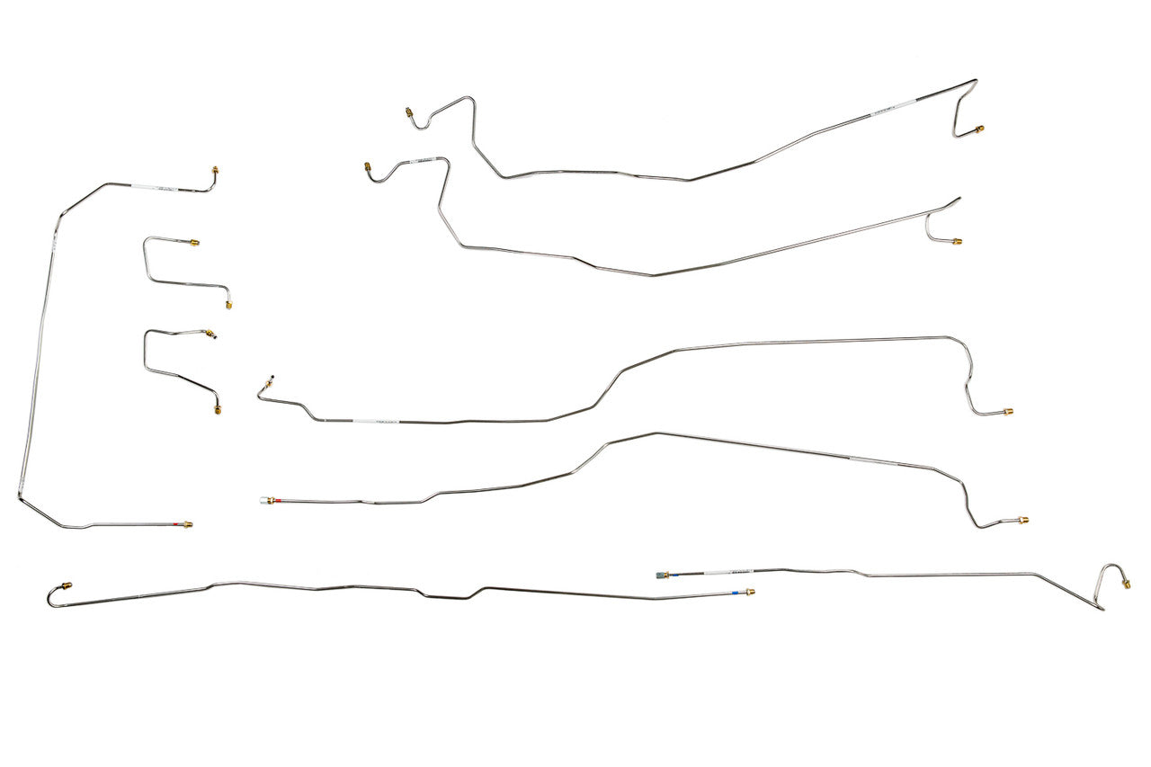 GMC Sierra Brake Line Set 2003 1500 Reg Cab 8ft Bed 4.8L BLC-162-SS2C Stainless Steel